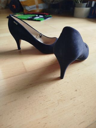 Zapatos de tacón nuevos negros mujer talla 38