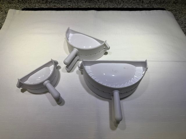 Set 3 Moldes Empanadillas Plástico