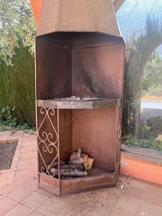 Barbacoa de hierro