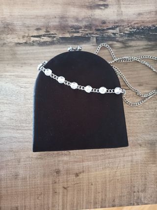 Bolso de fiesta Zara negro con pedrería