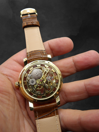 Orologio Scheletrato Meccanico Uomo 40mm Inox