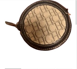 Monedero Carolina Herrera CH Beige/Marrón