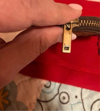 Monedero Carolina Herrera CH Beige/Marrón