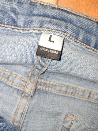 Jeans vita alta taglia L