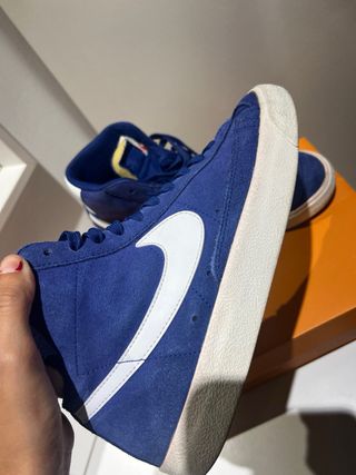 Zapatillas Nike Blazer Azul y Blanco