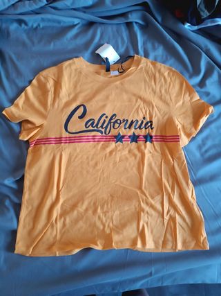 Camiseta naranja de HyM