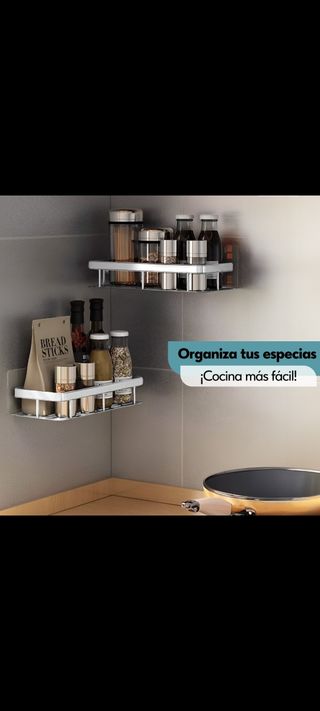 Pack de 6 estanterías sin taladro