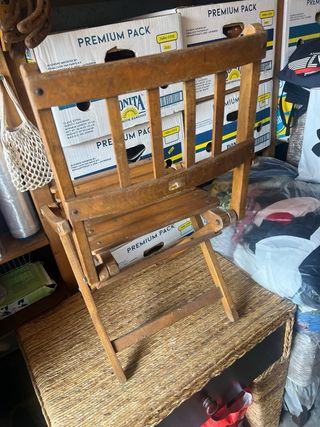 Sedia pieghevole in legno