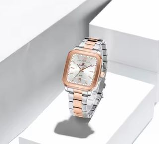 Reloj Naviforce Hombre Dorado y Plateado