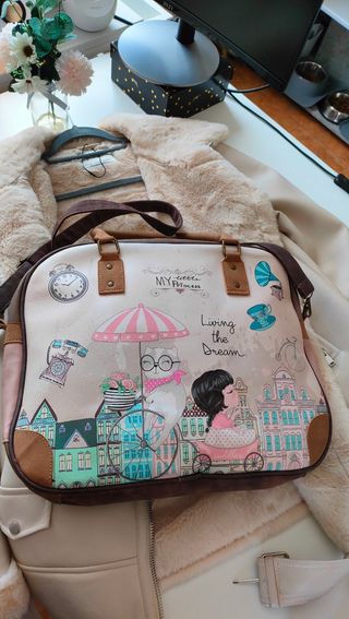 Bolso Parfois vintage estampado mujer