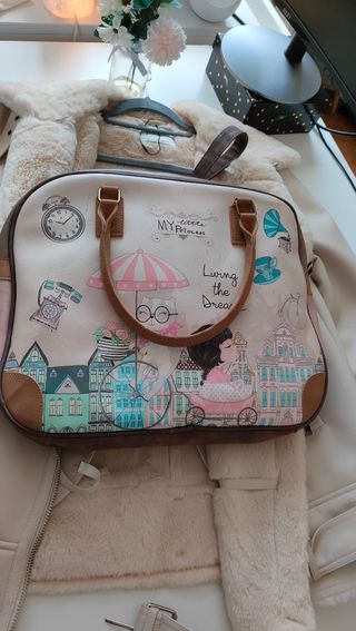 Bolso Parfois vintage estampado mujer