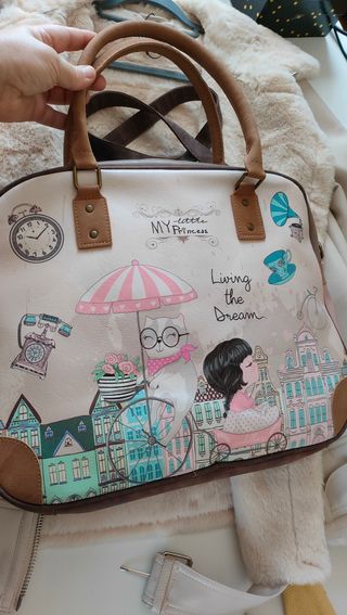 Bolso Parfois vintage estampado mujer