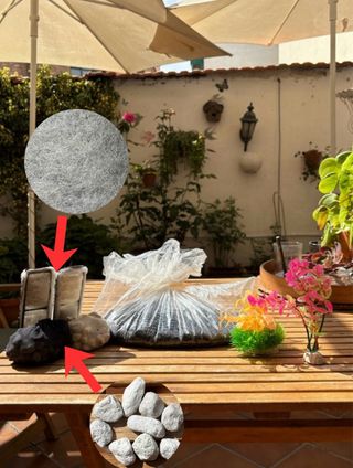 Acuario completo con accesorios