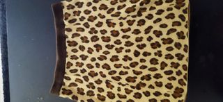 Falda Leopardo Benetton Lana Mujer