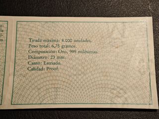 Moneda de Oro Dama de Elche para coleccionistas