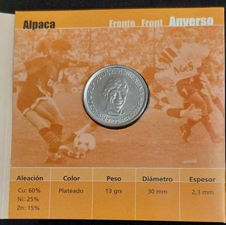 Moneda Medalla Diego A. Maradona (B 198.577)
