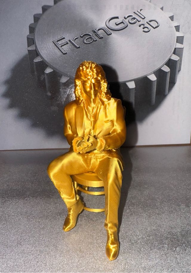 Figura Camarón de la Isla color oro