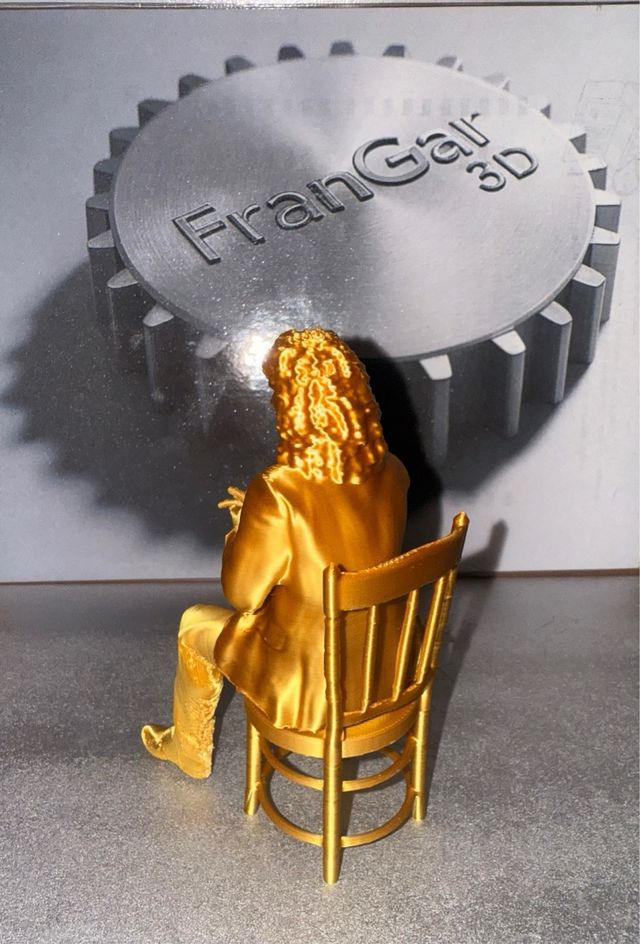 Figura Camarón de la Isla color oro