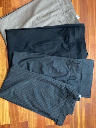 Lote 4 Pantalones Estilo Oficina