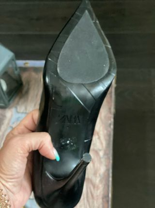 Zapatos de tacón Zara negros talla 41