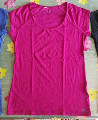 Set 3 magliette Decathlon cotone-palestra/running