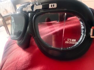 Gafas de moto antiguas