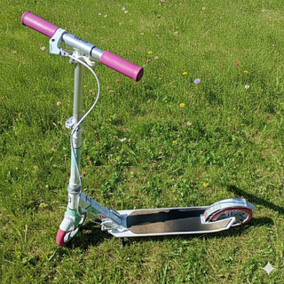 Patinete Oxelo Plegable Rosa y Blanco