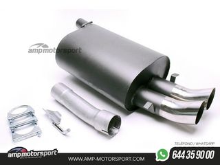 SILENCIOSO TRASERO DEPORTIVO TIPO DTM BMW SERIE 5 E39 TOURING