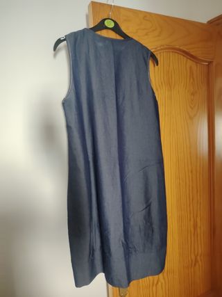 Vestido vaquero sin mangas
