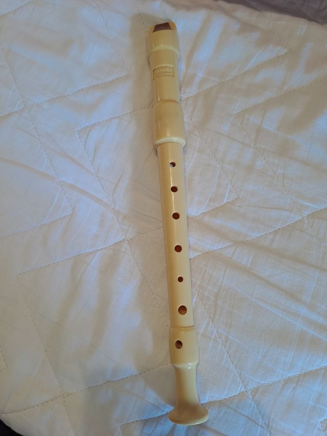 Flauta dulce Hohner color beige