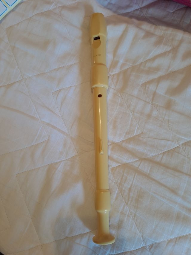 Flauta dulce Hohner color beige
