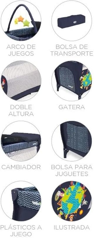 Cuna de viaje Asalvo con colchón