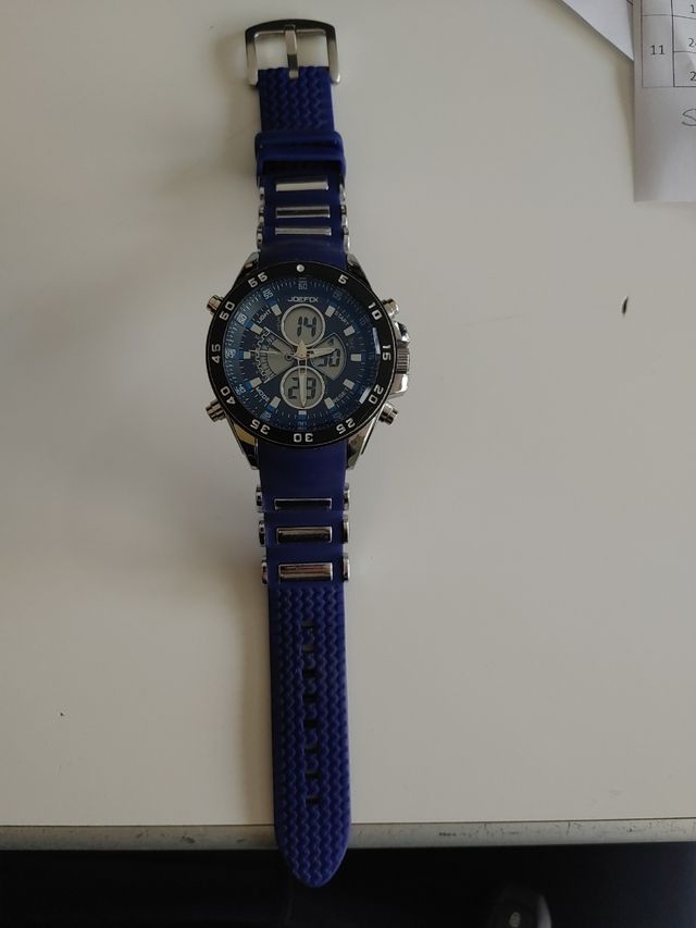 Orologio JOEFOX blu e argento