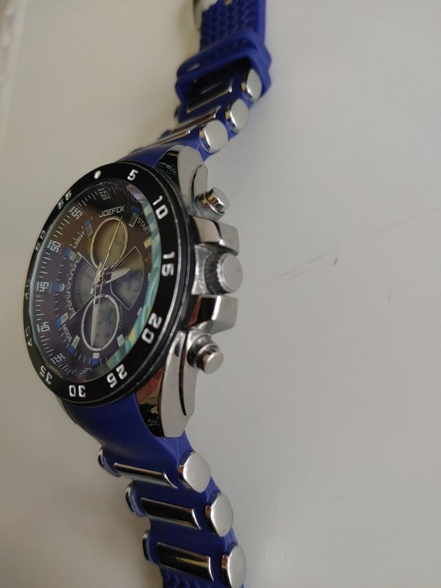Orologio JOEFOX blu e argento