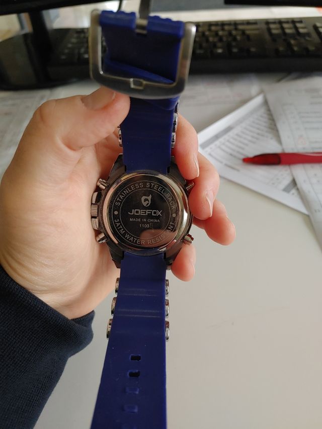 Orologio JOEFOX blu e argento