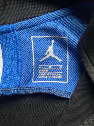 Maglione Jordan PSG Mezza Zip Nero Blu