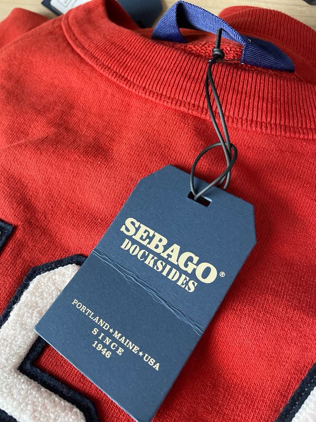 Felpa Sebago Uomo Rossa XL