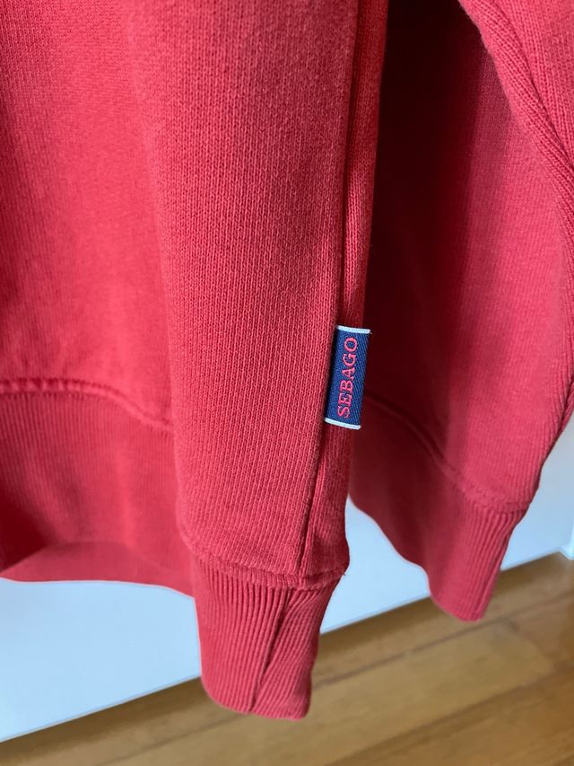 Felpa Sebago Uomo Rossa XL