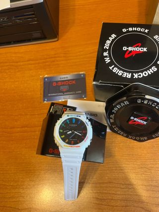 Reloj Casio G-Shock Blanco Multicolor