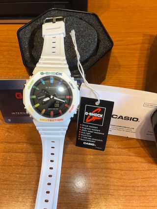Reloj Casio G-Shock Blanco Multicolor