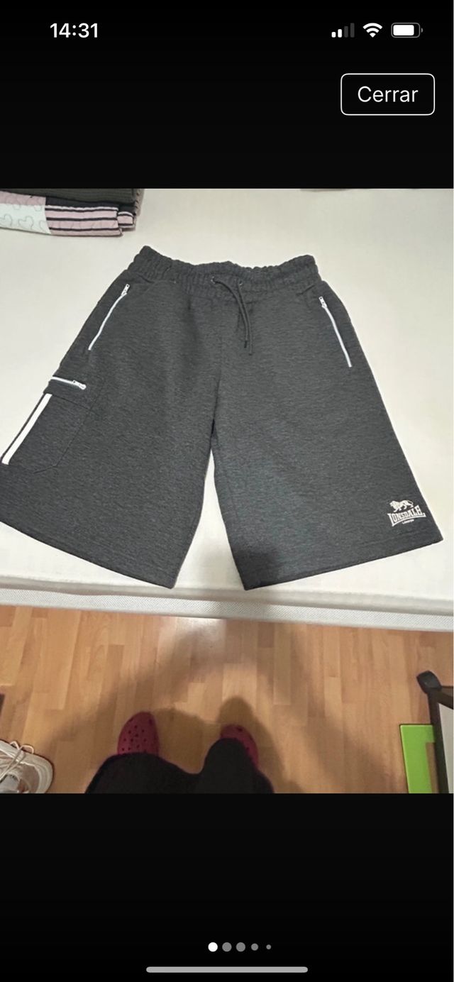 Pantaloni sportivi grigi Lonsdale