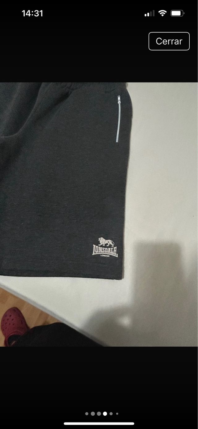 Pantaloni sportivi grigi Lonsdale