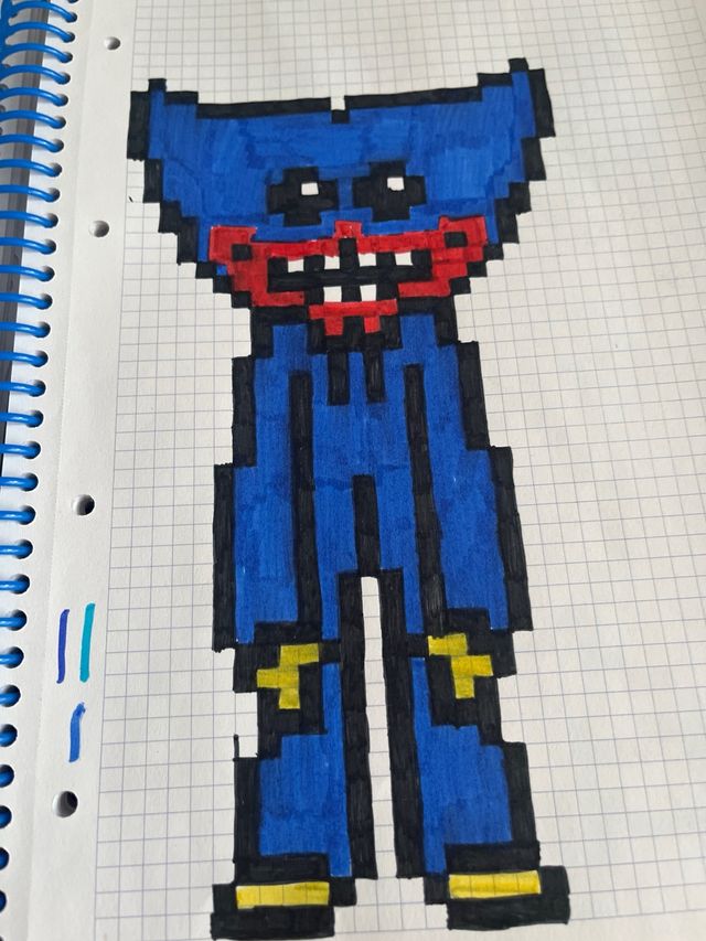 Pixel arts hechos a mano y  plastificados
