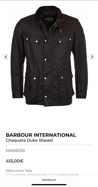 Cazadora Barbour Marrón