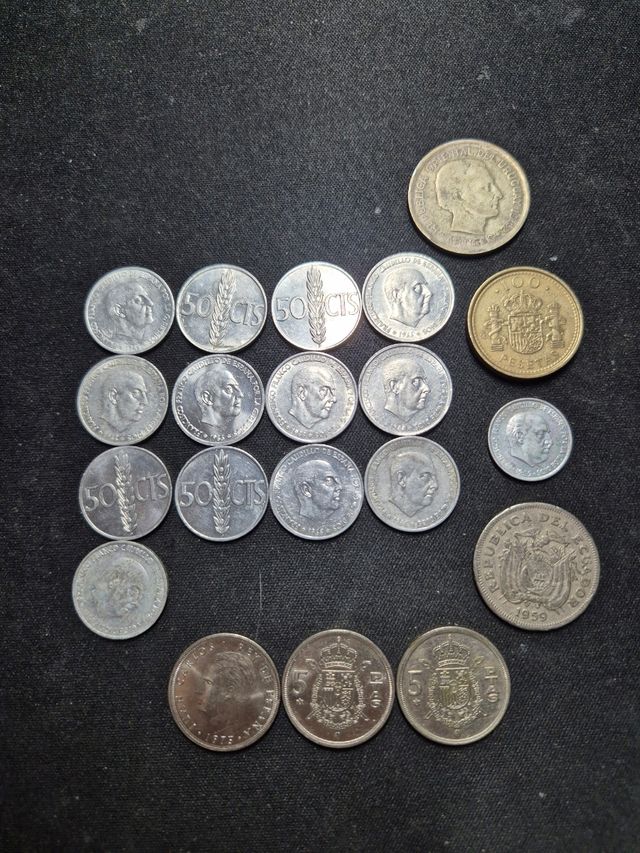 Lote de monedas antiguas