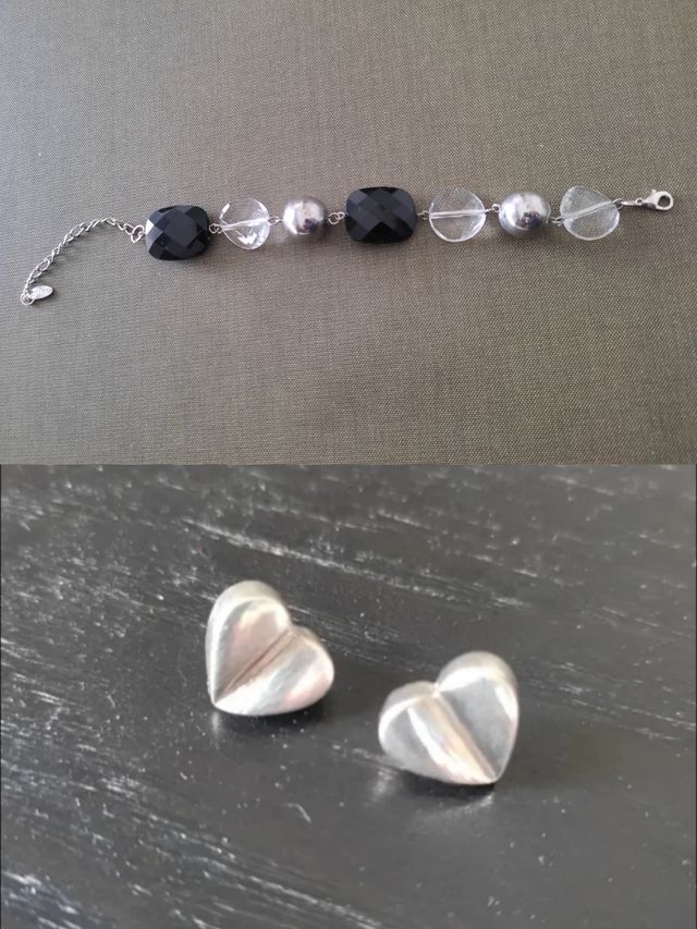 Pendientes y pulsera