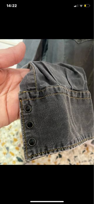 Camicia ALAIN effetto washed grigia