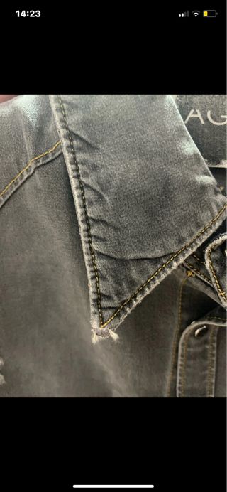 Camicia ALAIN effetto washed grigia