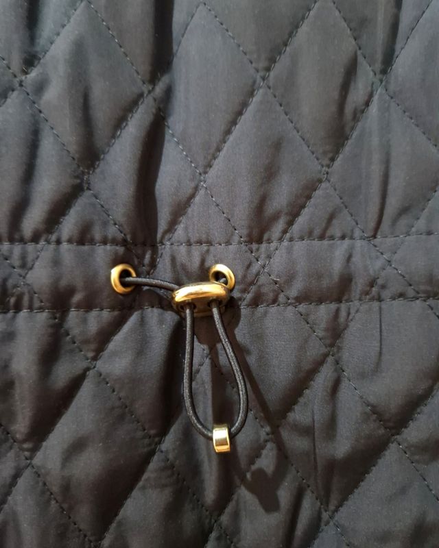 Chaqueta acolchada azul mujer