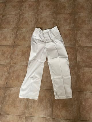 Pantalón de trabajo blanco